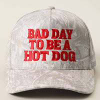 Bad Day to Be Hot Dog Hat - Camo/Red