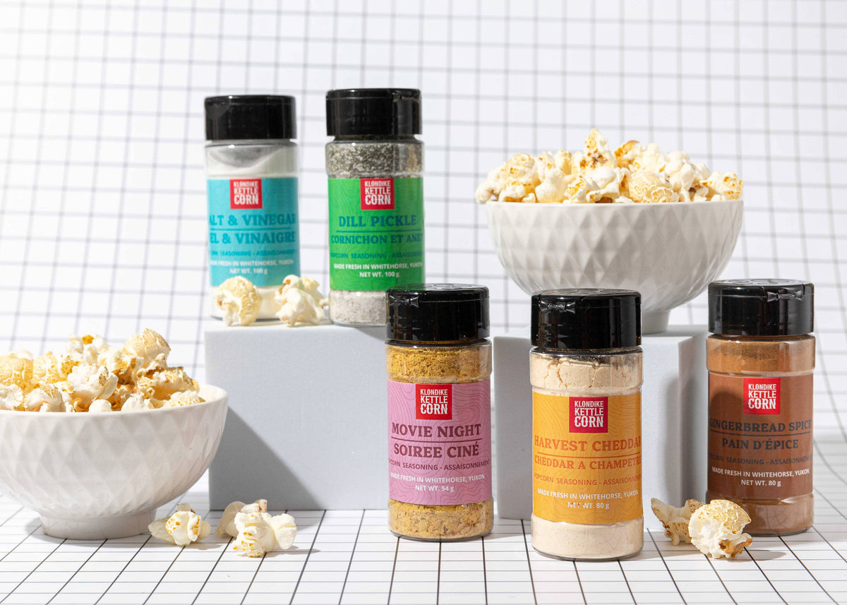 Klondike Kettle Corn - Popcorn Seasoning : Salt & Vinegar
