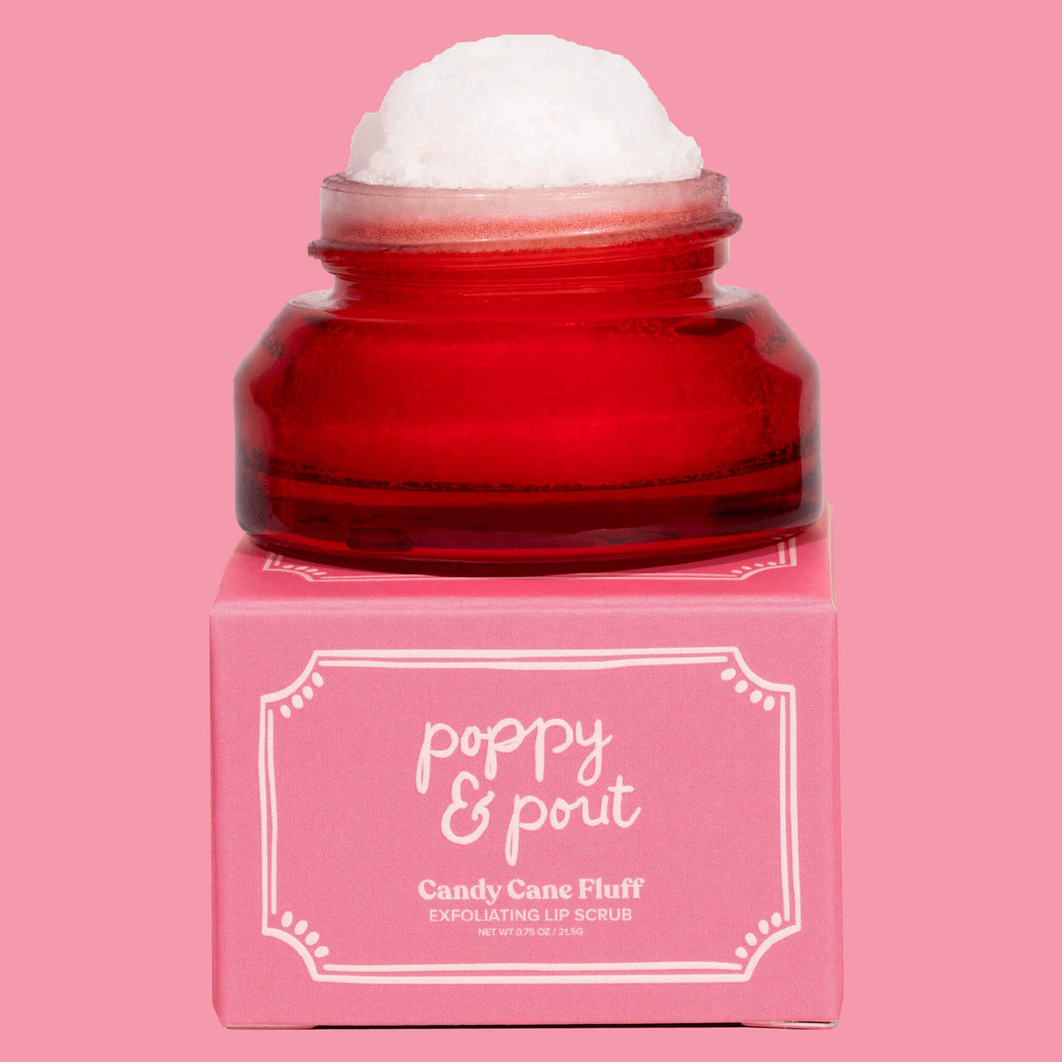Poppy & Pout Lip Scrub Candy Cane Fluff
