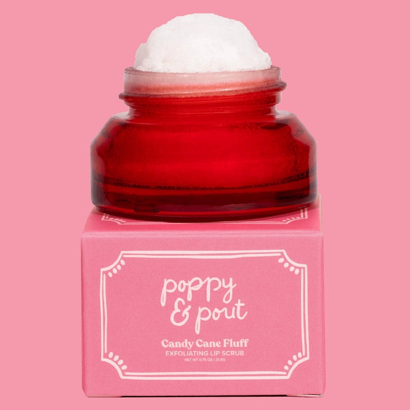 Poppy & Pout Lip Scrub Candy Cane Fluff