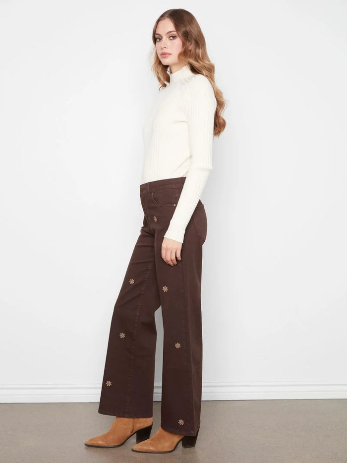 Charlie B - Twilli Embroidered Pants
