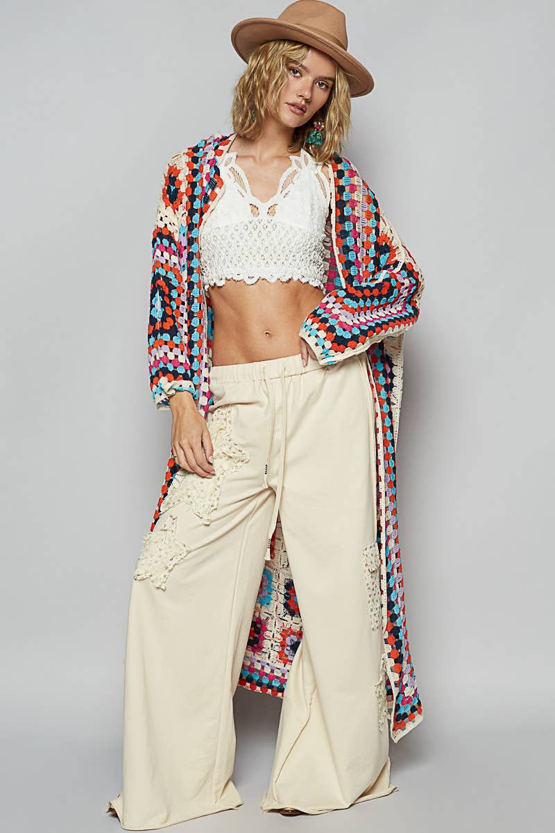 The Mabel Crochet Cardigan - Cream