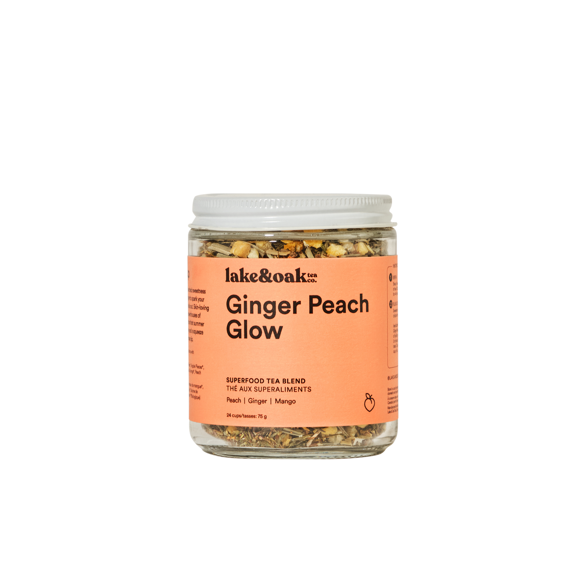 Lake & Oak Tea Co. - Ginger Peach Glow
