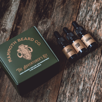 Mammoth Beard - Argan Beard Oil Three Pack Tester Kit | Mammoth Beard Co.: The Adventurer's Kit