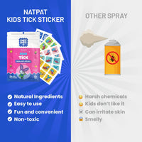 NATPAT Tick Repellent Stickers: Bug Patch