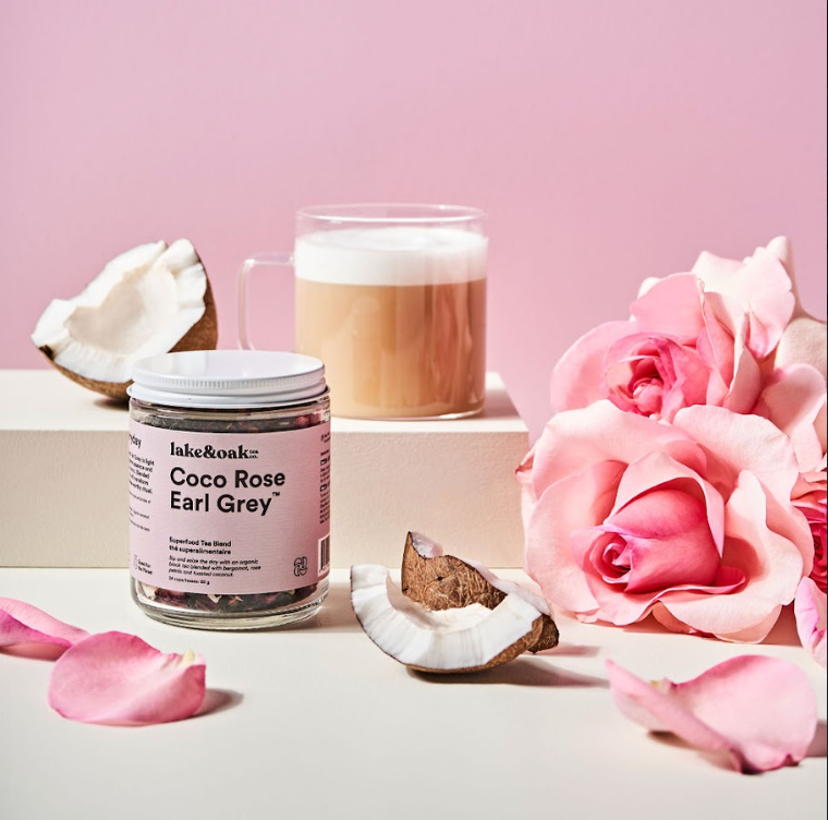 Lake & Oak Tea Co. - Coco Rose Earl Grey