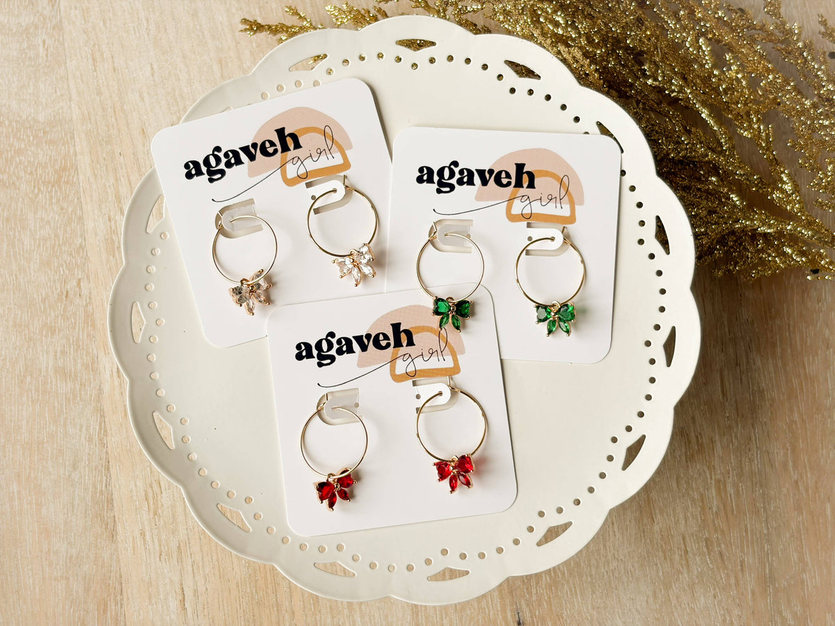 Agaveh girl - Merry Little Bows: Red