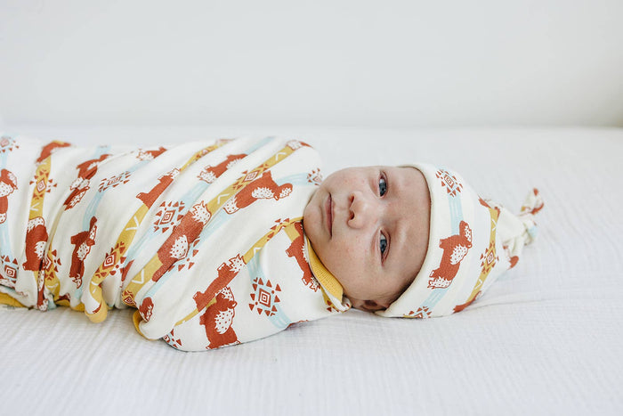Cat & Dogma - Organic Cotton Blanket - Aztec Pony