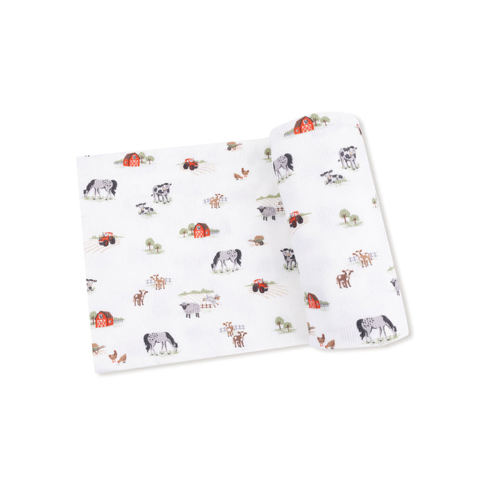 Swaddle Blanket-Little Farm