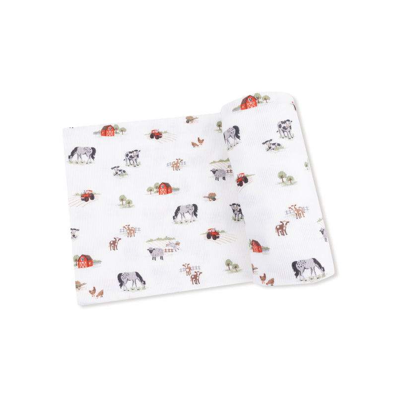 Swaddle Blanket-Little Farm