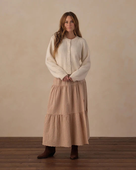 Rylee & Cru Fuzzy Cardigan Natual