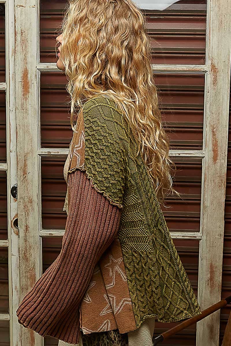 Star Pattern Cardigan