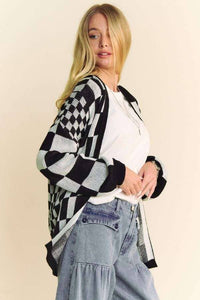 Skater Boy Checked Cardi