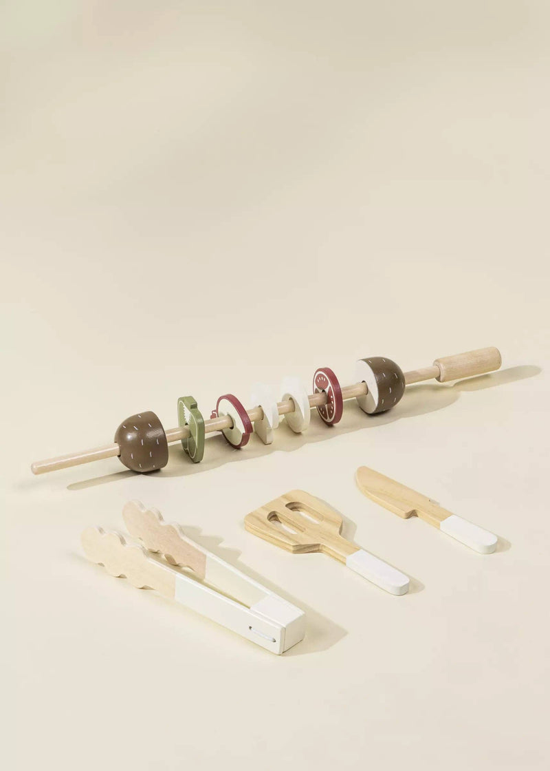 Coco Village - Wooden Barbecue Playset and Accessories
