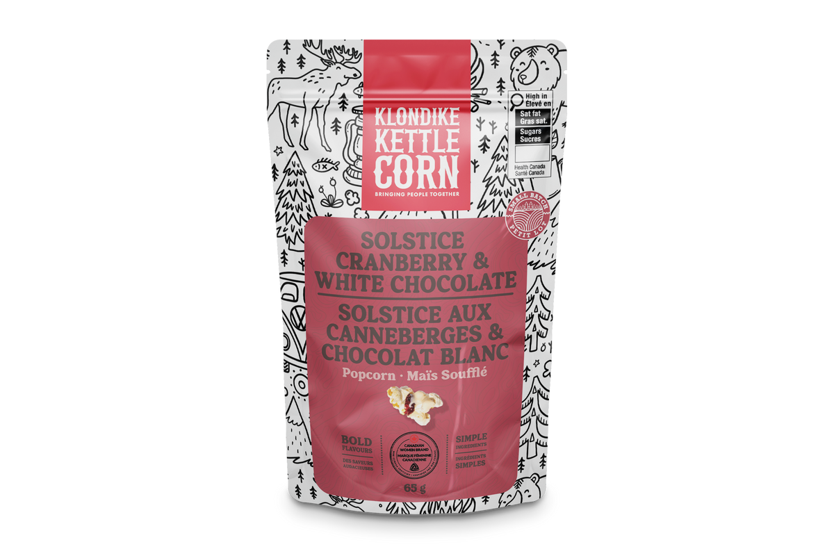 Klondike Kettle Corn - Solstice Cranberry & White Chocolate: Regular
