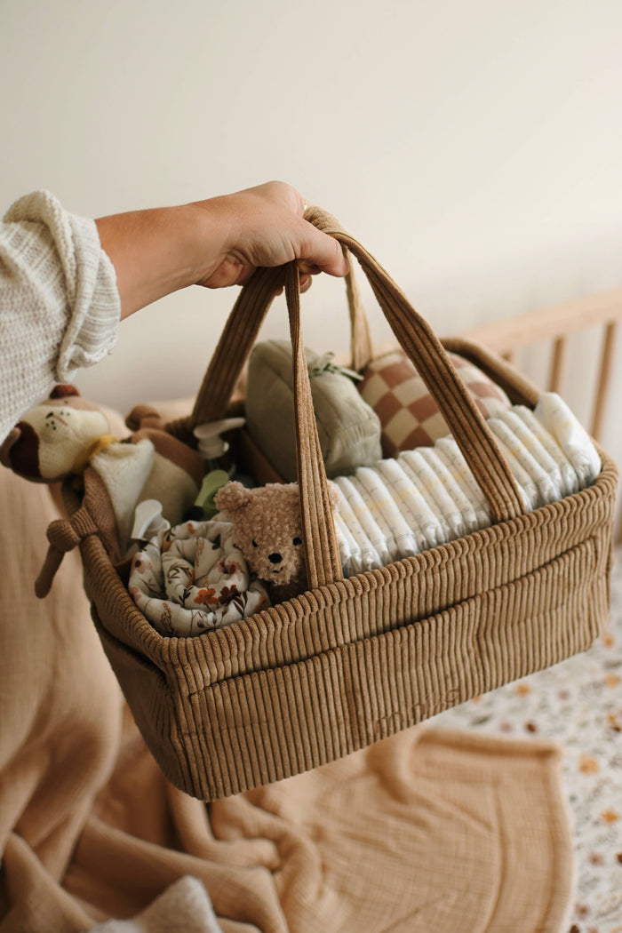 Minika - Diaper Caddy - Almond