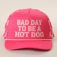 Bad Day to be a Hot Dog - Pink Check