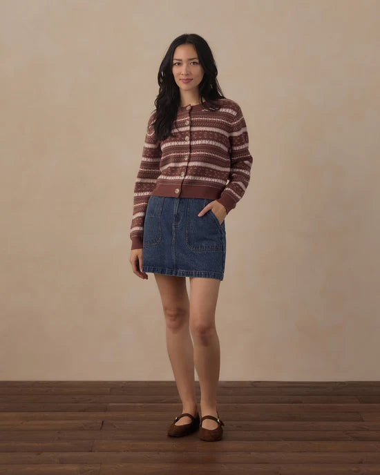 Rylee & Cru Cheyenne Cardigan Multi Stripe