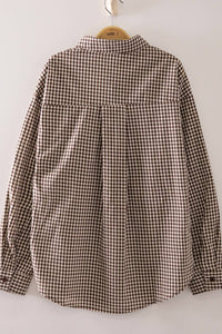 Western Horse Gingham Shirt