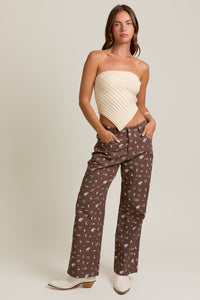 Gettin' Western Wide Leg Pants