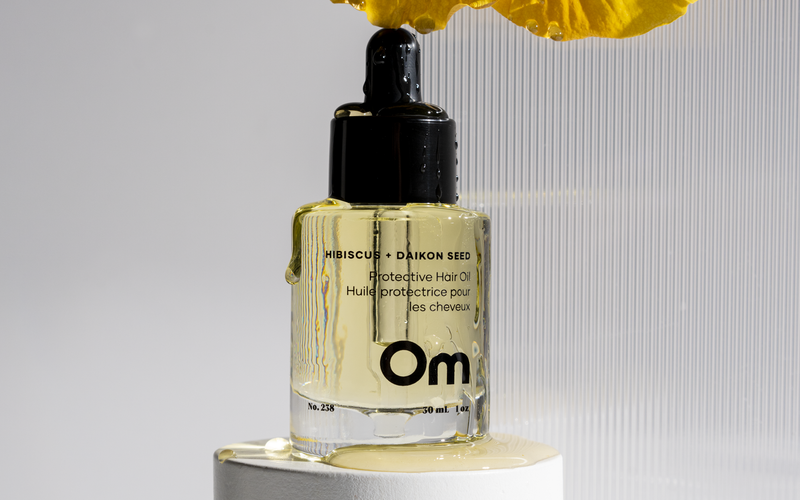 Om Organics Skincare - Hibiscus + Daikon Seed Protective Hair Oil