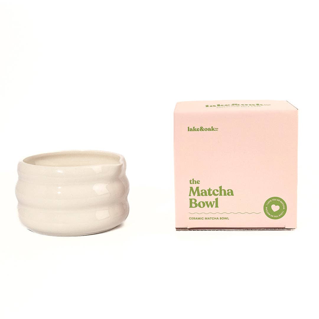 Lake & Oak Tea Co. - The Matcha Bowl - Oat Milk (with spout)