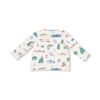 Angel Dear Henley Top and Joggers- Fishing