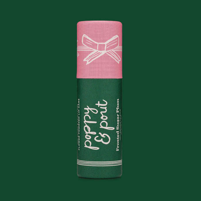 Poppy & Pout - Limited Edition, Lip Balm, Holiday, Frosted Sugar Plum