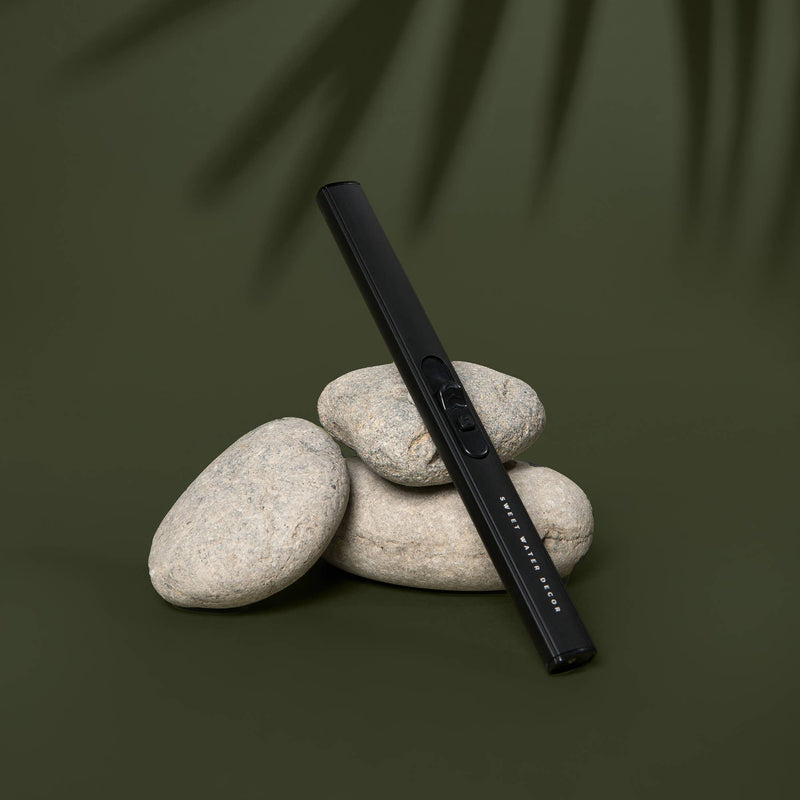 Sweet Water Decor - Black Rechargeable Electric Lighter