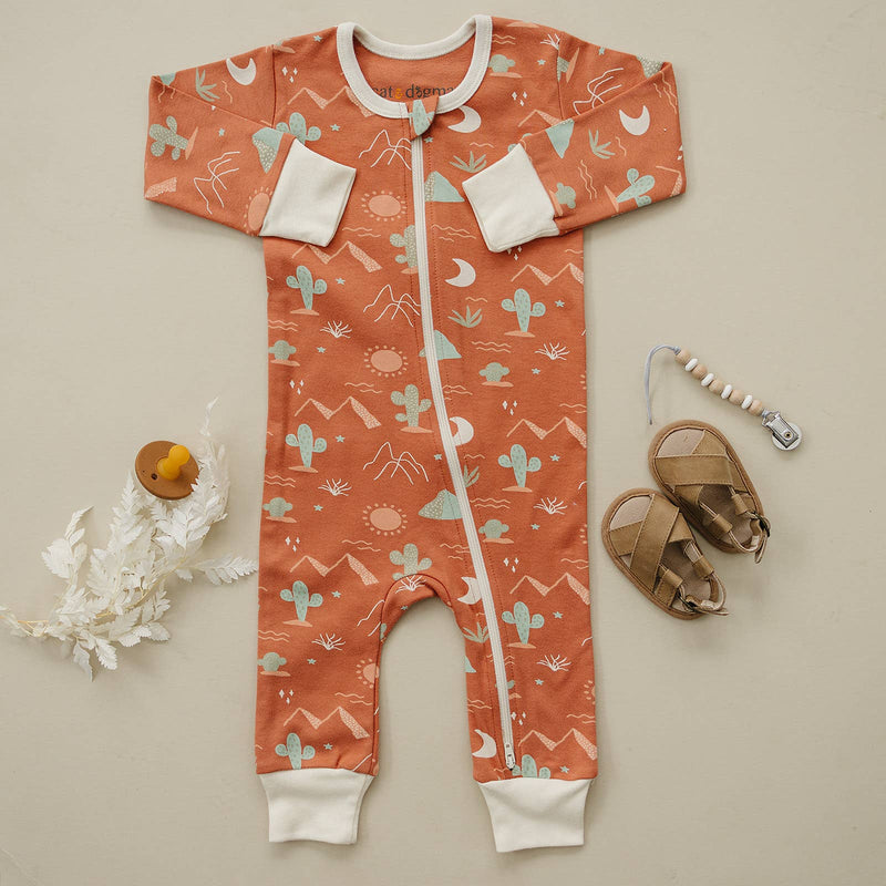 Organic Cotton Zippy - Desert