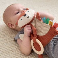 Itzy Ritzy - Fox Bitzy Crinkle™ Sensory Toy with Teether