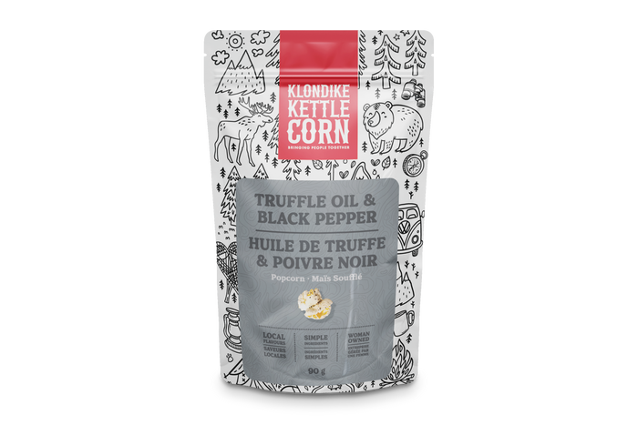 Klondike Kettle Corn - Truffle Oil & Cracked Black Pepper Popcorn