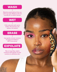 The Original MakeUp Eraser - Leopard 7-Day Set | MakeUp Eraser