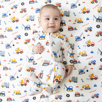 Angel Dear 2 Way Zipper Footie - Crayon Construction