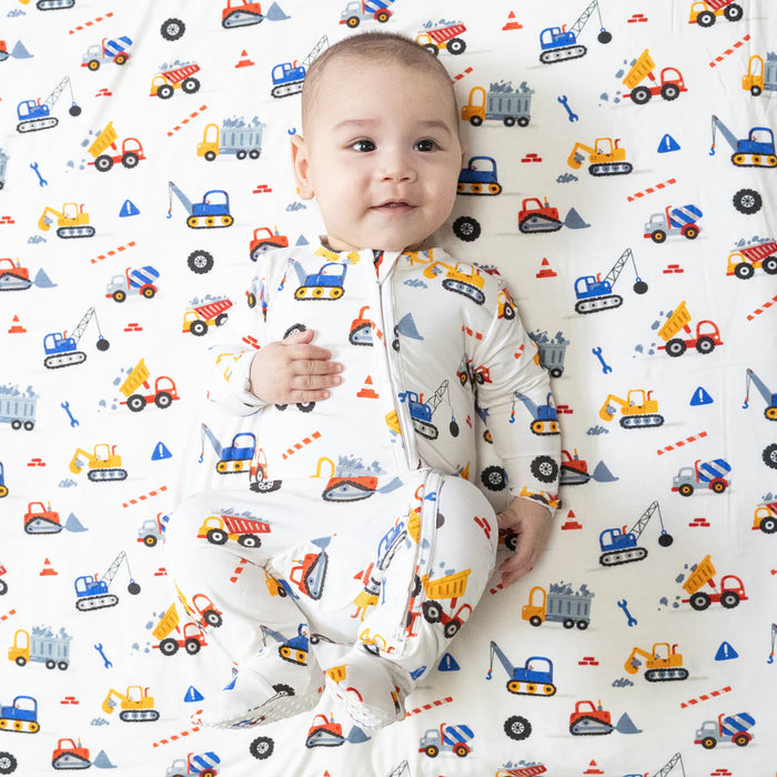 Angel Dear 2 Way Zipper Footie - Crayon Construction