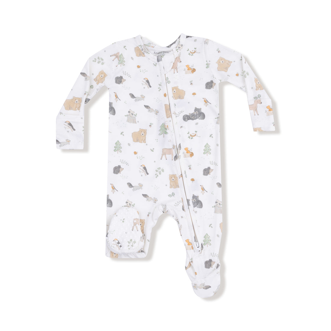 2 Way Zipper Footie-Woodland babies