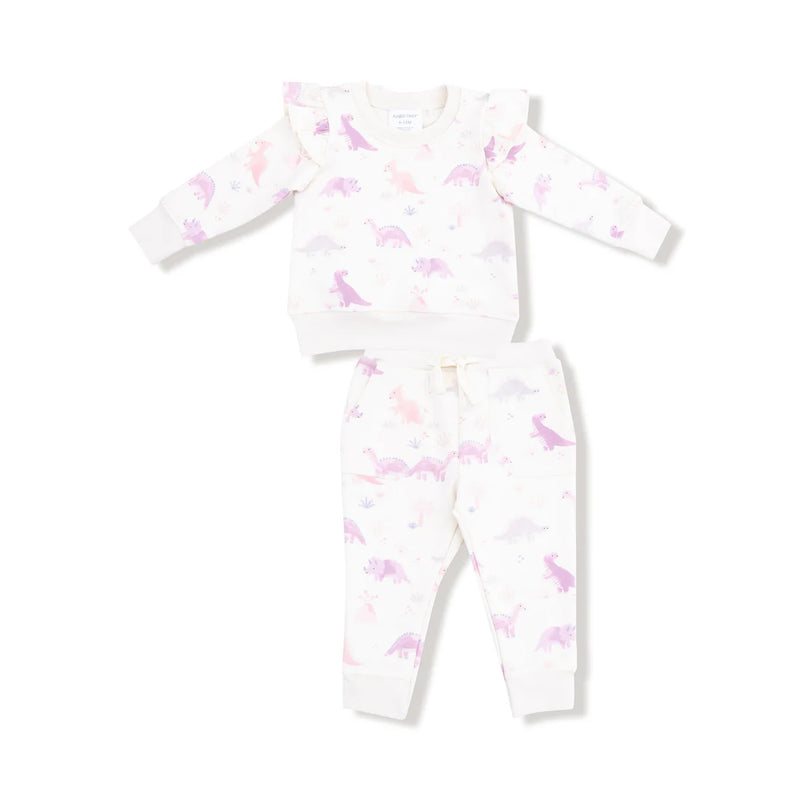 Ruffle Sweatshirt and Jogger Pant