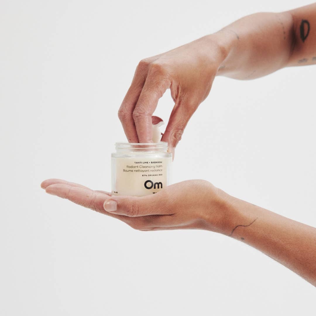 Om Organics Skincare - Tahiti Lime + Babassu Radiant Cleansing Balm