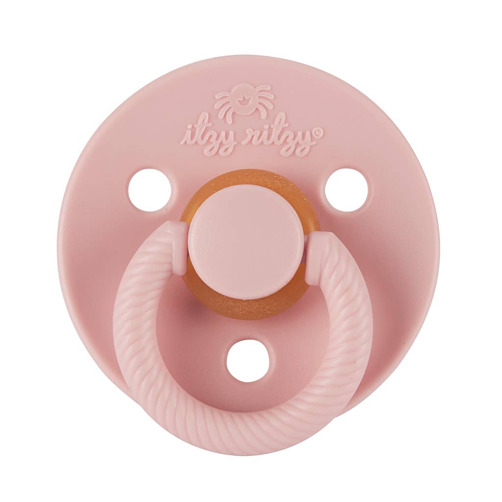 Itzy Ritzy Canada - *New Size* Itzy Soother™ Natural Rubber Paci Sets: Coconut + Toast 6-18 M