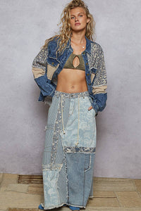 The Julia Denim and Leopard Jacket