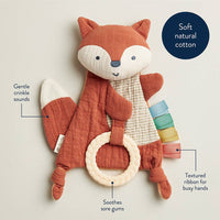 Itzy Ritzy - Fox Bitzy Crinkle™ Sensory Toy with Teether