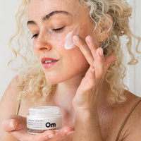 Om Organics Skincare - Gotu Kola + Squalane Hyaluronic Nourishing Cream: Full Size - 50 ml