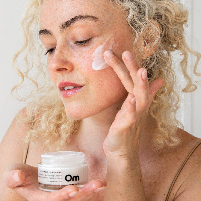 Om Organics Skincare - Gotu Kola + Squalane Hyaluronic Nourishing Cream: Full Size - 50 ml