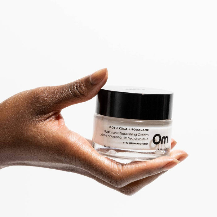 Om Organics Skincare - Gotu Kola + Squalane Hyaluronic Nourishing Cream: Full Size - 50 ml