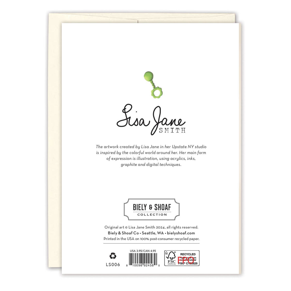 Biely & Shoaf - Teddy Bear Baby Card
