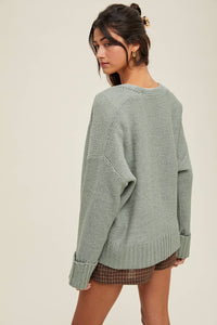 Lightweight Knit Cardi - Mint