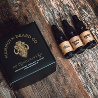 Mammoth Beard - Argan Beard Oil Three Pack Tester Kit | Mammoth Beard Co.: The Gentleman's Kit
