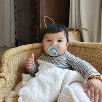 Itzy Ritzy Canada - *New Size* Itzy Soother™ Natural Rubber Paci Sets: Coconut + Toast 6-18 M