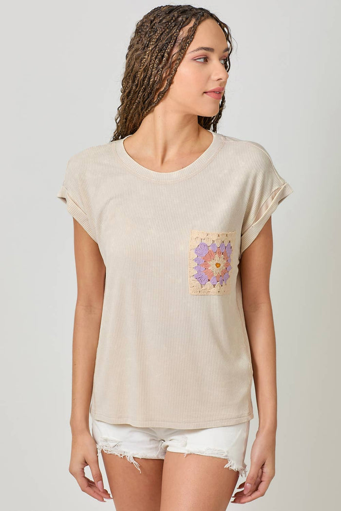 Mystree Crochet Pocket Top