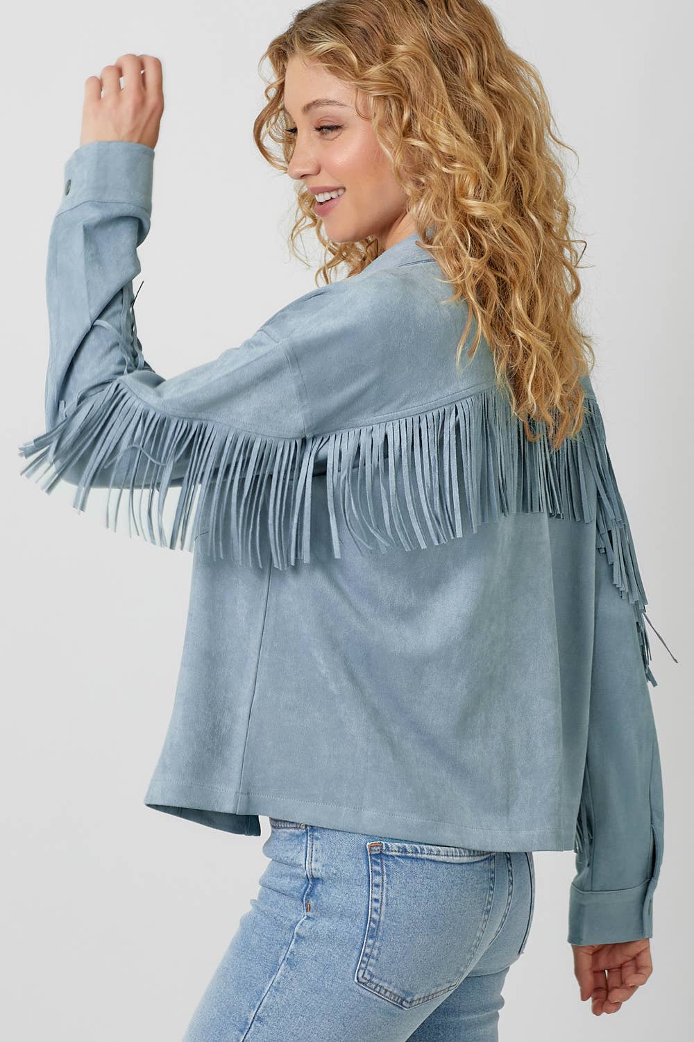 Miranda Suede Fringe Jacket